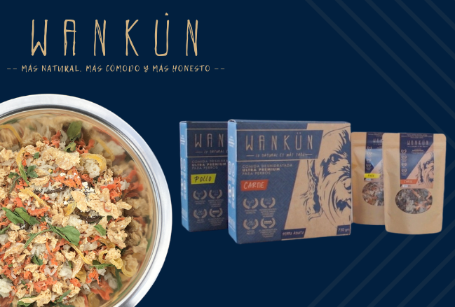 Alimento natural y deshidratado para perros