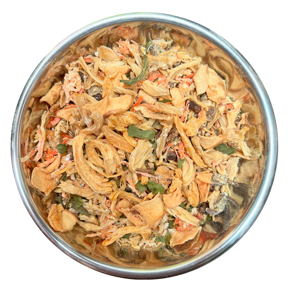 Wankün - Alimento para perros adultos - Receta pollo y cerdo (750 grs) equivale a 3,5K de comida fresca