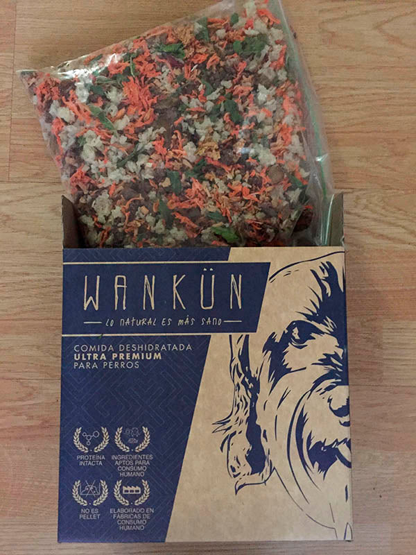 Wankün - Alimento para perros adultos -  Carne (750 grs) equivale a 3,5K de comida fresca